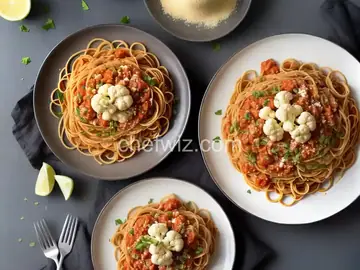 Spaghetti Sauce with Cauliflower