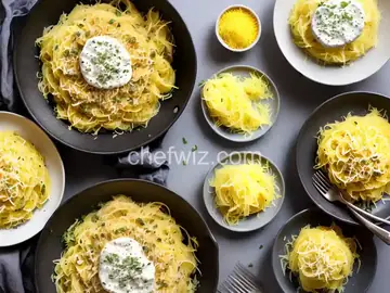 Spaghetti Squash Alfredo