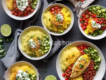 Spaghetti Squash Burrito Bowls