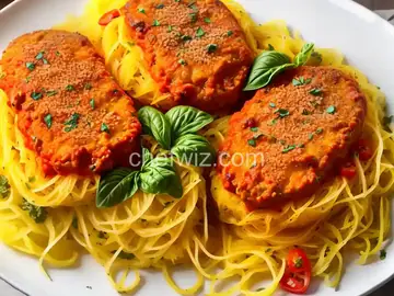 Spaghetti Squash Chicken Parm