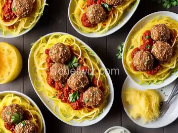 Spaghetti Squash and Meatballs