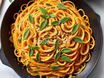 Spaghetti Tossed with Butternut Squash and Sage Butter
