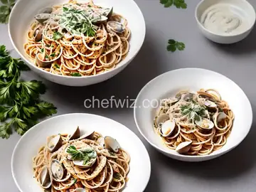Spaghetti alle Vongole in Bianco (With White Clam Sauce)