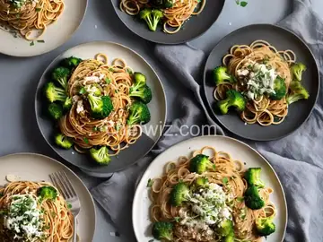 Spaghetti and Broccoli Aglio Olio