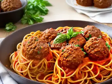 Spaghetti-and-Meatball Cake