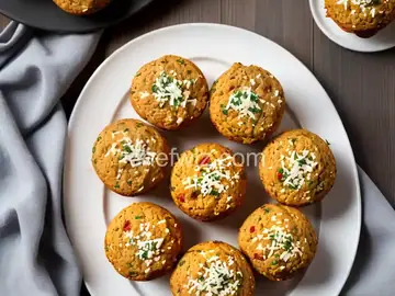 Spaghetti and Meatballs Muffin Bites