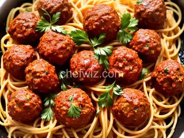 Spaghetti and Turkey Meatballs