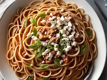 Spaghettini with Checca Sauce