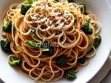 Spaghettini with Spicy Escarole and Pecorino Romano