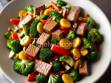 Spam & Vegetables Stir-Fry