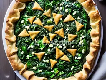 Spanakopita (Spinach Triangles or Pie)