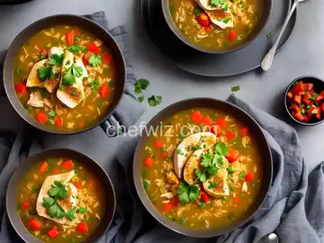 Spanish Chicken and Rice Soup