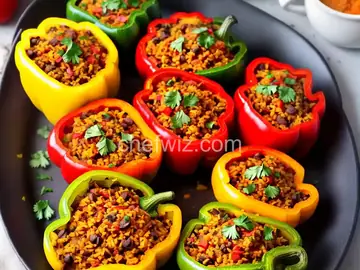Spanish Stuffed Bell Peppers