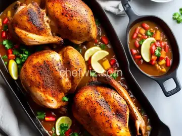 Spice Rubbed Beer Can Chicken