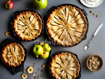 Spiced Apple and Pear Pie