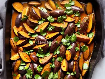 Spiced Baby Eggplants