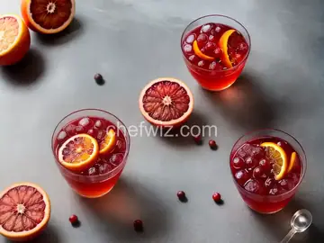 Spiced Blood Orange Shrub