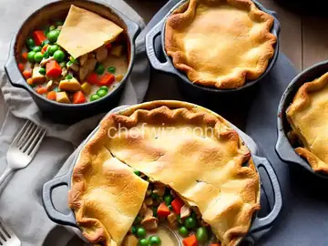 Spiced Chicken Pot Pies