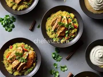 Spiced Couscous and Chicken