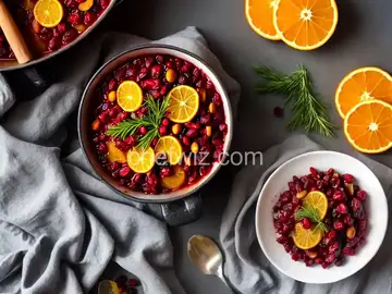 Spiced Orange Cranberry Sauce