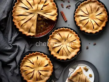 Spiced Pear & Apple Pie