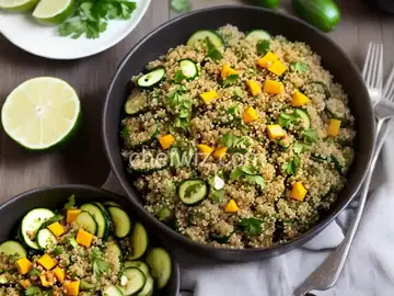 Spiced Quinoa with Zucchini