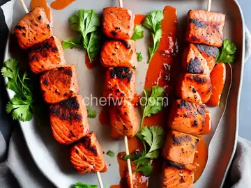Spiced Salmon Kebabs