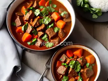 Spicy Beef Curry Stew for the Slow Cooker