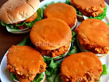 Spicy Buffalo Chicken Burgers Recipe