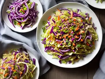 Spicy Cabbage and Red Onion Slaw Recipe