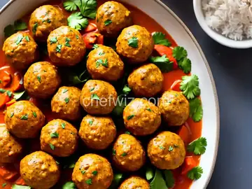 Spicy Chicken Curry Meatballs