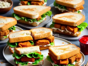 Spicy Chicken Katsu Sandwiches