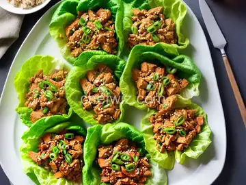 Spicy Chicken Lettuce Wraps