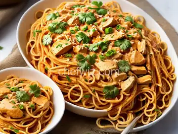 Spicy Chicken Spaghetti