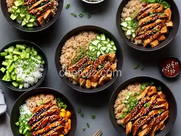 Spicy Chicken Teriyaki Bowls