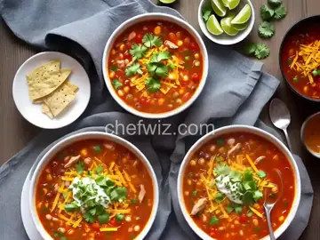Spicy Chicken Tortilla Soup