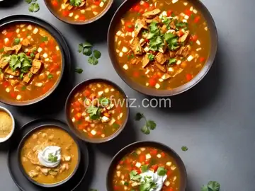 Spicy Chicken and Hominy Mexican Soup