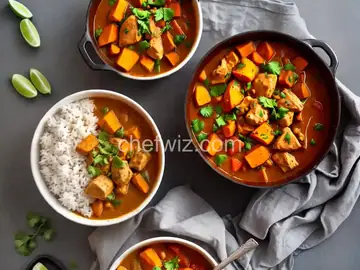 Spicy Chicken and Sweet Potato Stew