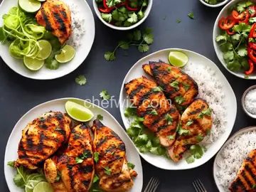 Spicy Coconut Grilled Chicken