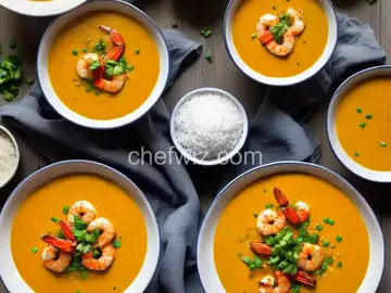 Spicy Coconut Shrimp Bisque
