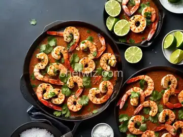 Spicy Coconut and Lime Grilled Shrimp