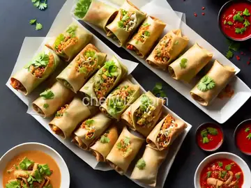 Spicy Crab Spring Rolls