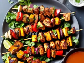 Spicy Cumin Chicken Heart Skewers
