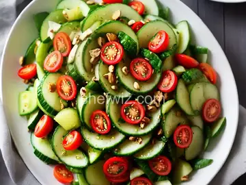 Spicy Ginger Cucumber Salad