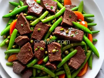 Spicy Gingered Beef and Snap Pea Salad
