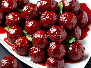 Spicy Grape Jelly Meatballs