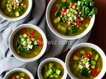 Spicy Green Chile and Bok Choy Soup