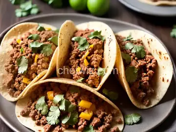 Spicy Ground Beef Tacos