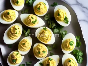 Spicy Italian Deviled Eggs