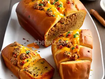 Spicy Italian Sausage and Cheese Bread